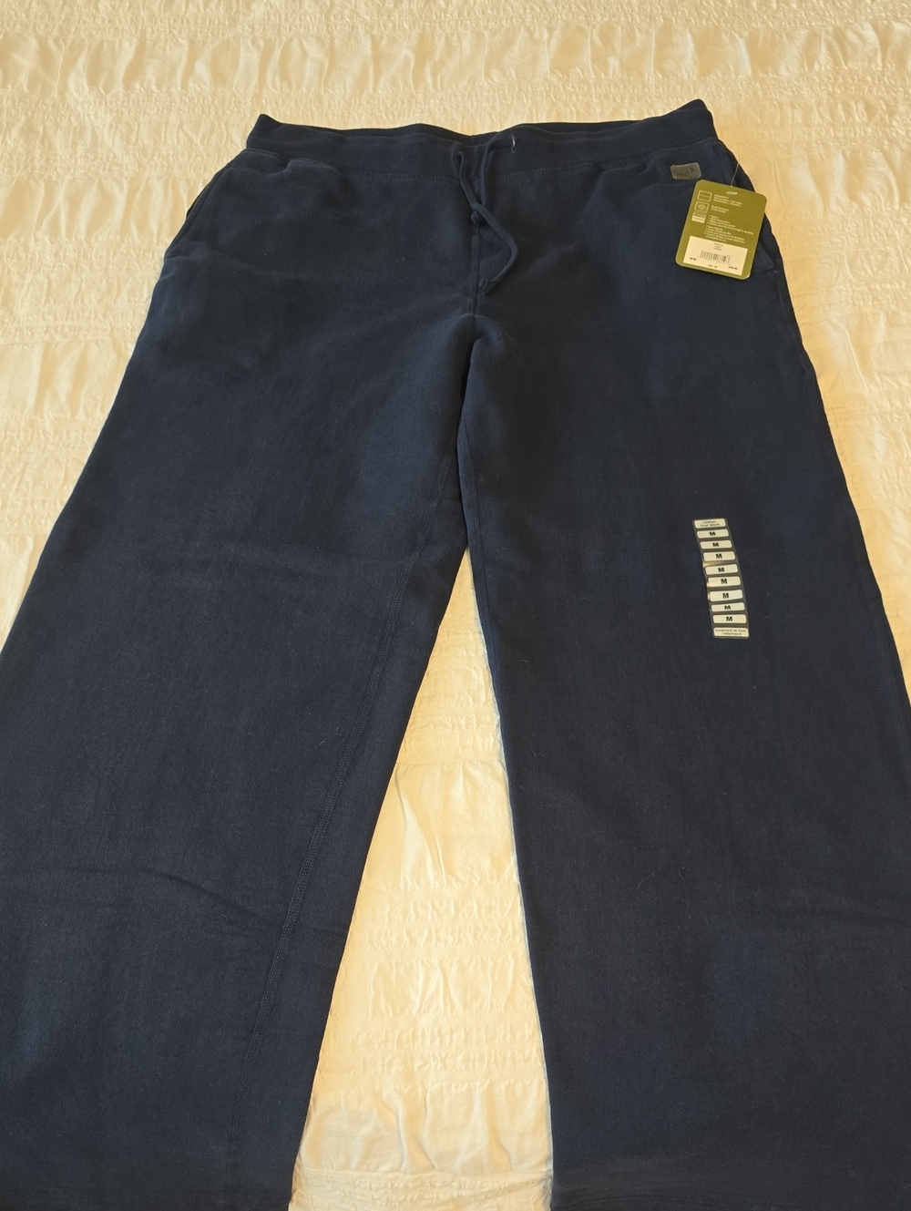 Men's WindRiver Navy Fleece Joggers with Drawstring - Unbranded